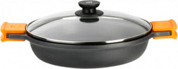 Kookpot met Glazen Deksel BRA Braisogona_A270540 (40 cm) Zwart 9 L (1 Stuks)