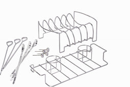 Napoleon Starter Kit For Meat Lovers - Barbecue Accessoires - 6 Spiesen en 4 Thermometers - RVS