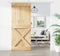 vidaXL - Schuifdeur - met - beslag - 85x210 - cm - massief - grenenhout