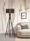GOOD&MOJO Vloerlamp Java - Bamboe Zwart - Ø50x146cm - - Staande lampen voor Woonkamer - Slaapkamer
