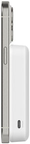 Belkin BoostCharge Pro - PowerBank 10.000 mAh - Qi2 Draadloos Opladen 15W - Wit