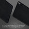 Accezz Liquid Silicone Backcover - iPad Air (2020 - 2022) - Penhouder - Zwart