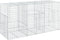 vidaXL - Schanskorf - 300x100x150 - cm - gegalvaniseerd - ijzer - zilverkleurig