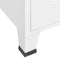 vidaXL - Ladekast - industrieel - 78x40x93 - cm - metaal - wit