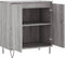 vidaXL - Dressoir - 60x35x70 - cm - bewerkt - hout - grijs - sonoma - eikenkleurig