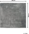 EVREN - Shaggy vloerkleed - Grijs - 200 x 200 cm - Polyester