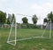 Voetbaldoel - 240x160cm - met net en haringen - wit