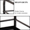 Housevitamin Zwart Metalen Trolley Tafel - 60x30x66.5cm Moet Nog Gemonteerd Worden