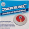Silverline Afgeschuind vilt polijstwiel - Ø 115 mm - Voor metaal, steen, glas en plastic