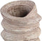 PTMD Curv Bloempot - H32 x Ø22 cm - Cement - Creme