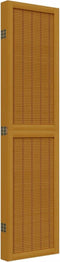 vidaXL - Kamerscherm - met - 5 - panelen - massief - paulowniahout - bruin