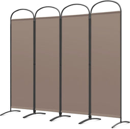 Angel Living Kamerscherm - 4 Panelen - 224 x 182 cm - Bruin