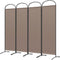 Angel Living Kamerscherm - 4 Panelen - 224 x 182 cm - Bruin
