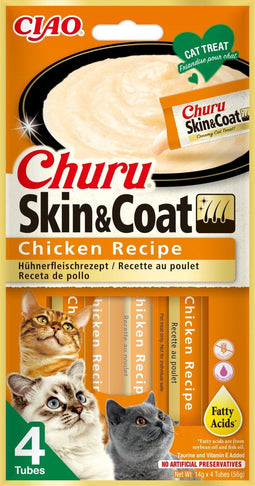 Inaba Churu kat Puree Skin & Coat Kip
