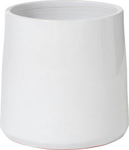 J-Line bloempot Rond - keramiek - wit - large - Ø 26 cm
