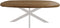 Salontafel Danish - Naturel/wit - Eiken/metaal