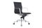 Feel Furniture - Luxe Executive bureaustoel van 100% rundleer - Lage rugleuning - Zwart