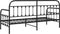 vidaXL - Ligbed - Frame - Zwart - 75x190 - cm - Staal
