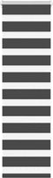 vidaXL - Zebra - rolgordijn - 45x100 - cm - stofbreedte - 40,9 - cm - zwart