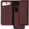 Selencia Hoesje Geschikt voor Samsung Galaxy S20 Hoesje Met Pasjeshouder - Selencia Tierra Uitneembare Slang Clutch - Donkerrood
