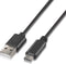 Aisens A107-0050 - Kabel USB A naar USB C - 50 cm - Zwart