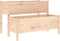 vidaXL - Plantenbak - 110x84x75 - cm - massief - grenenhout