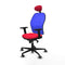 Piqueras y Crespo 2D036G1 - Bureaustoel - Verstelbare hoogte met armleuning - Rood