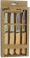 Vleesmessenset Pradel essentiel Hout Tweekleurig Metaal 21 cm (4 Stuks)