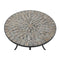 Bijzettafel Home ESPRIT Zwart Multicolour 60 x 60 x 72 cm