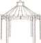 vidaXL - Tuinpaviljoen - 400x258x378 - cm - ijzer - antiekbruin