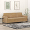 vidaXL - Driezitsbank - 180 - cm - fluweel - bruin