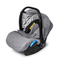 Velvett autostoel - Grey