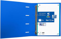 Ringmap Oxford Touch Europeanbinder A4 Denim