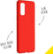 Accezz Samsung Galaxy S20 - Liquid Silicone Backcover - Schokabsorberend - Rood