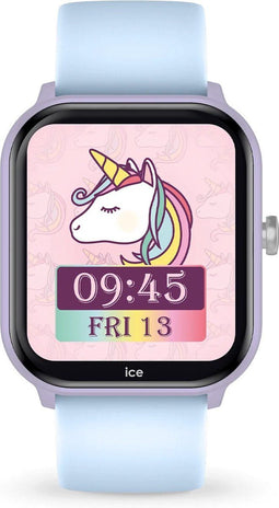 Ice-Watch - ICE smart junior 3.0 - 1.75 AMOLED - Rechthoekig paars siliconen meisjeshorloge (1.75 inch)