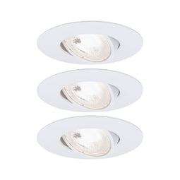 Paulmann LED-inbouwlamp - zwenkbaar 3x5W 3000K - wit (3 stuks)