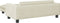 vidaXL - Hondenmand - met - verlengstuk - 100x50x30 - cm - fluweel - crèmekleurig