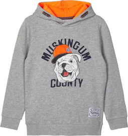 NAME IT KIDSNKMSTRONG - Hoodie - Met capuchon - Grijs melange 134-140