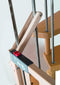 ROBA Safety Up - Traphekje 93,5 - 120,5 cm - Magneetsluiting - Natuur