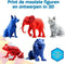 3D&Print Easythreed X1 - 3D Printer - Eenvoudig te installeren - Oranje