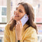 Accezz Liquid Silicone Backcover iPhone 12 (Pro) - Schokabsorberend - Paars