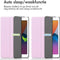 imoshion Tablet Hoes Geschikt voor iPad 8 10.2 (2020) 8e generatie / iPad 7 10.2 (2019) 7e generatie / iPad 9 10.2 (2021) 9e generatie - imoshion Trifold Bookcase - Roze /Roze