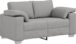 vidaXL - Loveseat - - - Lichtgrijs, - 120 - cm - Stof