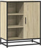vidaXL - Dressoir - 62x35x76 - cm - bewerkt - hout - sonoma - eikenkleurig