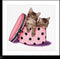 Thea Gouverneur - Borduurpakket met telpatroon - 734A - Voorgesorteerde DMC Garens - Kitten Tweeling - Aida - 31 cm x 30 cm - DIY Kit