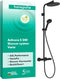 Hansgrohe Activera S - Showerpipe - EcoSmart+ waterbesparend - 240mm - Mat Zwart - Thermostaat