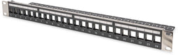 Digitus DN-91411-LF - Patchpanel 24 poorten 1 HE - Grijs RAL 7035 of Zwart RAL 9005