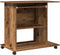 vidaXL - Computerbureau - 80x50x75 - cm - bewerkt - hout - oud - houtkleurig