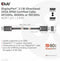 Club 3D - DisplayPort 2.1 DP80 - 1,2m - Zwart