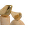 Decoratieve figuren Home ESPRIT Gouden Ivoor Vogels Romantiek 19 x 11,5 x 27 cm